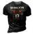 Russo Blood Run Through My Veins Name V6 3D Print Casual Tshirt Vintage Black