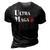 Ultra Maga Retro Style Red And White Text 3D Print Casual Tshirt Vintage Black