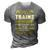 Ask Me About Trains Funny Train And Railroad 3D Print Casual Tshirt Grey
