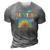 Auntie Of The Birthday Girl Rainbow Theme Matching Family 3D Print Casual Tshirt Grey
