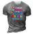 Autism Awareness I Wear Puzzle For My Cousin 3D Print Casual Tshirt Grey