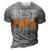 Best Papa Ever 2 Papa T-Shirt Fathers Day Gift 3D Print Casual Tshirt Grey