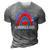 Buffalo Strong Choisissez Lamour Priez Pour Buffalo Rainbow 3D Print Casual Tshirt Grey