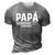 Camiseta En Espanol Para Nuevo Papa Cargando In Spanish 3D Print Casual Tshirt Grey