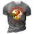 Chicken Chicken Cage Free Whiskey Fed Rye & Shine Rooster Funny Chicken 3D Print Casual Tshirt Grey