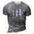 Choose Your Fighter Triple Jump 3D Print Casual Tshirt Grey