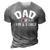 Dad Of One Boy And Two Girls 3D Print Casual Tshirt Grey
