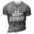 Daddy Bunny Easter And Glasses For Happy Easter Fathers Day 3D Print Casual Tshirt Grey