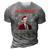 Funny Joe Biden Happy Easter Ugly Christmas 3D Print Casual Tshirt Grey