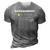 Government Very Bad Would Not Recommend 3D Print Casual Tshirt Grey