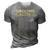 Grooms Name Gift Grooms Facts 3D Print Casual Tshirt Grey