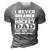 Hockey Dad Funny Dads Ice Hockey 3D Print Casual Tshirt Grey