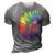 Human Sunflower Lgbt Tie Dye Flag Gay Pride Proud Lgbtq 3D Print Casual Tshirt Grey