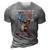 Hunting Most Important Call Me Dad 3D Print Casual Tshirt Grey
