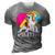 Pansexual Beagle Rainbow Heart Pride Lgbt Dog Lover 56 Beagle Dog 3D Print Casual Tshirt Grey