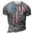 Patriotic Captain Dad American Flag Boat Owner 4Th Of July V2 3D Print Casual Tshirt Grey