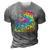 Peace Out 2Nd Grade Graduation Last Day Of School Tie Dye 3D Print Casual Tshirt Grey