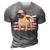 Pug Dad & Mom American Flag 4Th Of July Usa Funny Pug Lover 3D Print Casual Tshirt Grey