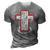 Religious Temptation I Can Find Myself Jesus 3D Print Casual Tshirt Grey