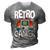 Retro Gaming Video Gamer Gaming 3D Print Casual Tshirt Grey