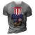 Rottweiler Patriotic Dog Mom & Dad 4Th Of July Usa 3D Print Casual Tshirt Grey