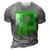 St Patricks Day One Lucky Dad Vintage Father Gift 3D Print Casual Tshirt Grey