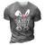 The Daddy Bunny Matching Family Happy Easter Day Egg Dad Men 3D Print Casual Tshirt Grey
