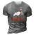 The Stork Club® Copyright 2020 Fito 3D Print Casual Tshirt Grey