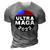 Ultra Maga Donald Trump Joe Biden America 3D Print Casual Tshirt Grey