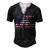 4Th Of July Fathers Day Dad Awesome Like My Son Parents Day Men's Henley T-Shirt Black