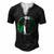 Africa Vintage Retro Map Nigeria Nigerian Flag Men's Henley T-Shirt Black