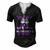 Alzheimers Awareness Products Dads Wings Memorial Men's Henley T-Shirt Black