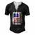 Bbq Beer Freedom America Usa Party 4Th Of July Summer Men's Henley T-Shirt Black