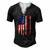Best Papaw Ever Us Flag Patriotic 4Th Of July American Flag Men's Henley T-Shirt Black