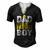 Dad Of The Bday Boy Construction Bday Party Hat Men Men's Henley T-Shirt Black