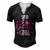 Dad Of The Birthday Girl Cute Pink Matching Family Men's Henley T-Shirt Black