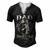 Father Grandpa Dadthe Bowhunting Legend S73 Family Dad Men's Henley Button-Down 3D Print T-shirt Black