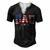 Mens Vintage Dad Fathers Day American Flag Usa Dad 4Th Of July Men's Henley T-Shirt Black
