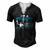 Water Polo Dadwaterpolo Sport Player Men's Henley T-Shirt Black