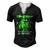 I Wear Green In Memory Of My Dad Liver Cancer Awareness Men's Henley T-Shirt Black
