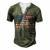 4Th Of July Fathers Day Dad Awesome Like My Son Parents Day Men's Henley T-Shirt Green