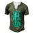 Ancient Viking Dragon Amulet For Nordic Lore Lovers V3 Men's Henley T-Shirt Green