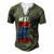 Best Effin’ Step Dad 4Th Of July Ever Shoes Trace Flag Men's Henley T-Shirt Green