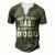 Bobo Grandpa Only The Best Dads Get Promoted To Bobo Men's Henley T-Shirt Green