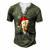 Funny Anti Joe Biden Happy 4Th Of July Merry Christmas Men's Henley Button-Down 3D Print T-shirt Green