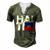 Haiti Flag Haiti Nationalist Haitian Men's Henley T-Shirt Green