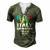 Italy Drinking Team Men's Henley T-Shirt Green