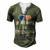 Mens The Man Behind The Firecraker 4Th Of July Pregnancy Dad Men's Henley T-Shirt Green