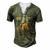 Natividad Name Shirt Natividad Family Name Men's Henley Button-Down 3D Print T-shirt Green