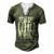 Straight Outta Money Fathers Day Dad Mens Womens Men's Henley T-Shirt Green